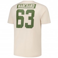 Футболка Boston Bruins Brad Marchand Levelwear Khaki 2024 NHL Military Appreciation Richmond Delta Player Name & Number