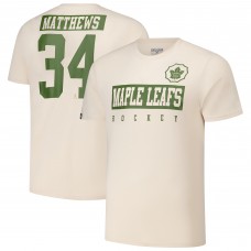 Toronto Maple Leafs Auston Matthews Levelwear Khaki 2024 NHL Military Appreciation Richmond Delta Player Name & Number T-Shirt