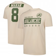 Футболка Colorado Avalanche Cale Makar Levelwear Khaki 2024 NHL Military Appreciation Richmond Delta Player Name & Number