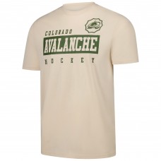 Футболка Colorado Avalanche Cale Makar Levelwear Khaki 2024 NHL Military Appreciation Richmond Delta Player Name & Number