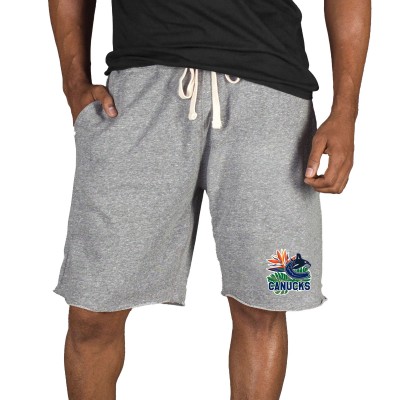 Vancouver Canucks Concepts Sport Gray Mainstream Tri-Blend Shorts