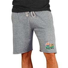 Anaheim Ducks Concepts Sport Gray Mainstream Tri-Blend Shorts