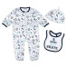 Newborn & Малышам Seattle Kraken WEAR by Erin Andrews Sleep and Play Sleeper Set with Bib