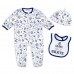 Newborn & Малышам Tampa Bay Lightning WEAR by Erin Andrews Sleep and Play Sleeper Set with Bib