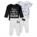 Newborn & Малышам Los Angeles Kings WEAR by Erin Andrews Turn Me Around Bodysuits & Pants 3-Piece Set