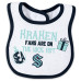 Newborn Seattle Kraken WEAR by Erin Andrews Allover Print Full-Zip Sleeper & Bib Christmas Set