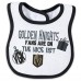 Newborn Vegas Golden Knights WEAR by Erin Andrews Allover Print Full-Zip Sleeper & Bib Christmas Set