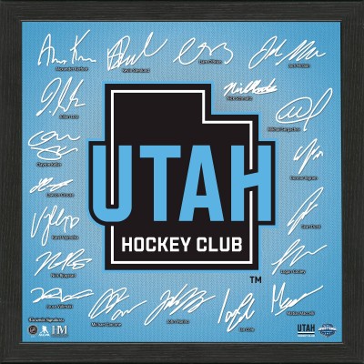 Utah Hockey Club Highland Mint 13 x 13 Impact Jersey Framed Photo