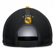 Boston Bruins Fanatics White/Black Decades Collection Foam Front Snapback Hat