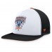 Edmonton Oilers Fanatics White/Black Decades Collection Foam Front Snapback Hat