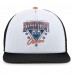 Edmonton Oilers Fanatics White/Black Decades Collection Foam Front Snapback Hat