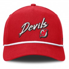 Бейсболка New Jersey Devils Fanatics Red Decades Collection A-Frame Rope