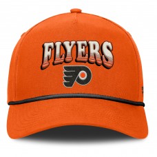 Бейсболка Philadelphia Flyers Fanatics Orange Decades Collection A-Frame Rope