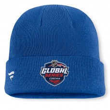 Шапка Buffalo Sabres Fanatics Blue 2024 NHL Global Series Cuffed Knit