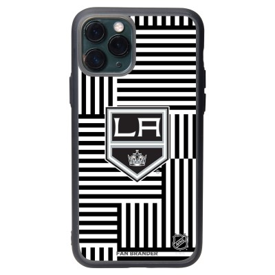 Los Angeles Kings iPhone Case with Geometric Lines Design