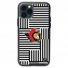 Ottawa Senators iPhone Case with Geometric Lines Design