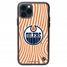 Edmonton Oilers iPhone Case with Groovey Lines Design