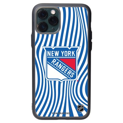 New York Rangers iPhone Case with Groovey Lines Design
