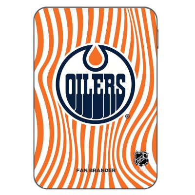 Edmonton Oilers OtterBox 5,000 mAh Groovy Lines Mobile Charging Kit