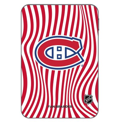 Montreal Canadiens OtterBox 5,000 mAh Groovy Lines Mobile Charging Kit