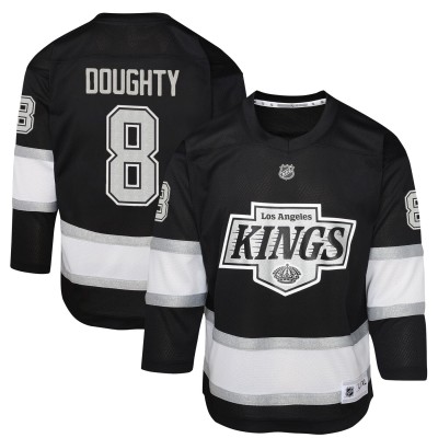 Подростковая Los Angeles Kings Drew Doughty Outerstuff Black Home Replica Player Jersey