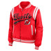 Женская джерси New Devils WEAR by Erin Andrews Red Baller Full-Zip Bomber Jacket