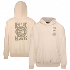 New York Islanders Levelwear Cream Contact Stamp Pullover Hoodie