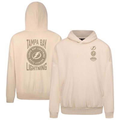 Толстовка Tampa Bay Lightning Levelwear Cream Contact Stamp