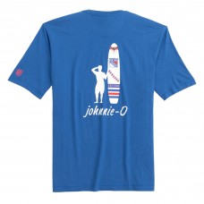 New York Rangers johnnie-O Blue Heathered Spencer T-Shirt New York Rangers johnnie-O Blue Heathered Spencer T-Shirt