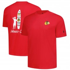 Футболка Chicago Blackhawks johnnie-O Red Heathered Spencer