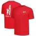 Футболка Chicago Blackhawks johnnie-O Red Heathered Spencer