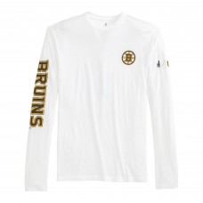 Футболка с длинным рукавом Boston Bruins johnnie-O White Adam