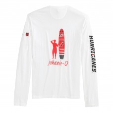 Футболка с длинным рукавом Carolina Hurricanes johnnie-O White Adam