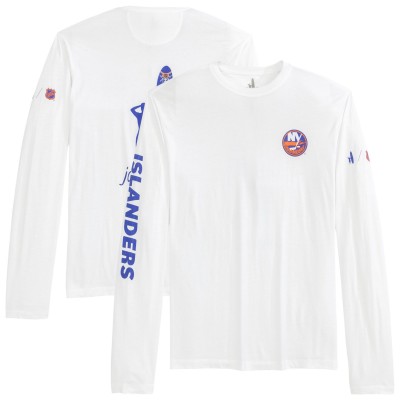 New York Islanders johnnie-O White Adam Long Sleeve T-Shirt