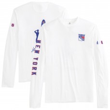 New York Rangers johnnie-O White Adam Long Sleeve T-Shirt New York Rangers johnnie-O White Adam Long Sleeve T-Shirt