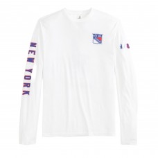 New York Rangers johnnie-O White Adam Long Sleeve T-Shirt New York Rangers johnnie-O White Adam Long Sleeve T-Shirt