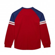 New York Rangers Mitchell & Ness Red Thermal Henley Long Sleeve T-Shirt New York Rangers Mitchell & Ness Red Thermal Henley Long Sleeve T-Shirt