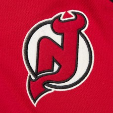 Футболка с длинным рукавом New Jersey Devils Mitchell & Ness Red Thermal Henley