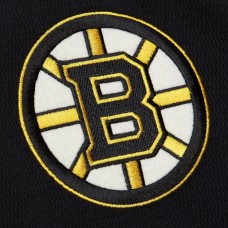 Футболка с длинным рукавом Boston Bruins Mitchell & Ness Black Thermal Henley