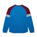 Футболка с длинным рукавом Colorado Avalanche Mitchell & Ness Blue Thermal Henley