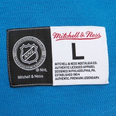 Футболка с длинным рукавом Colorado Avalanche Mitchell & Ness Blue Thermal Henley