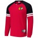 Футболка с длинным рукавом Chicago Blackhawks Mitchell & Ness Thermal Henley - Red