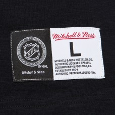 Футболка с длинным рукавом Carolina Hurricanes Mitchell & Ness Black/Red Legendary Slub Raglan