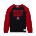 Футболка с длинным рукавом New Jersey Devils Mitchell & Ness Black/Red Legendary Slub Raglan