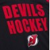 Футболка с длинным рукавом New Jersey Devils Mitchell & Ness Black/Red Legendary Slub Raglan