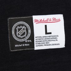 Футболка с длинным рукавом New Jersey Devils Mitchell & Ness Black/Red Legendary Slub Raglan