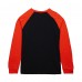 Футболка с длинным рукавом Philadelphia Flyers Mitchell & Ness Black/Orange Legendary Slub Raglan
