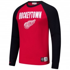 Футболка с длинным рукавом Detroit Red Wings Mitchell & Ness Legendary Slub Raglan - Red/Black