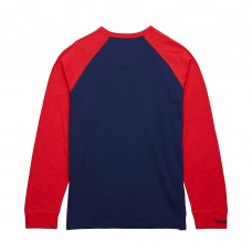 Футболка с длинным рукавом Washington Capitals Mitchell & Ness Legendary Slub Raglan - Navy/Red
