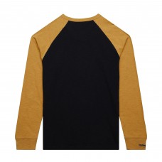 Футболка с длинным рукавом Vegas Golden Knights Mitchell & Ness Black/Gold Legendary Slub Raglan